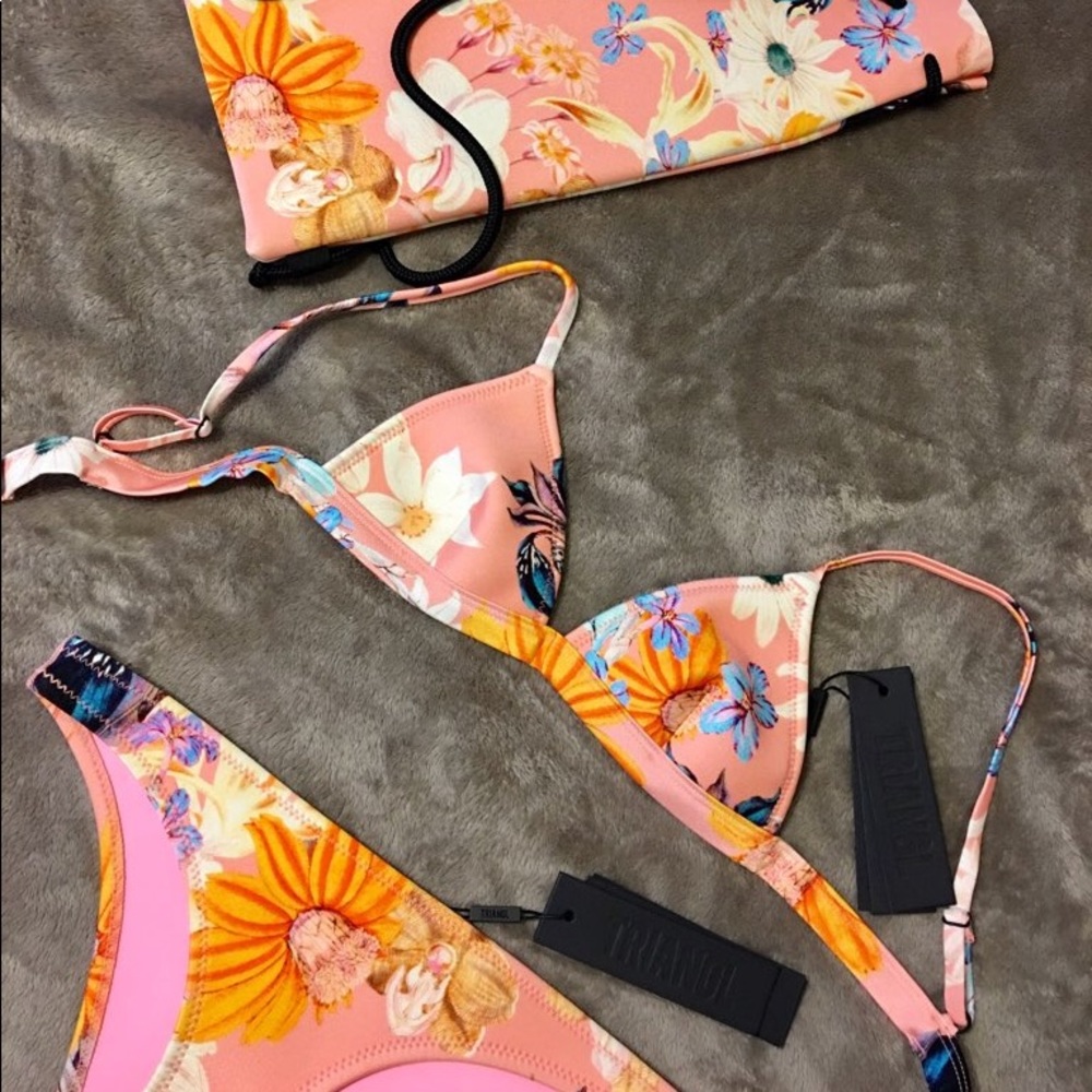NWT TRIANGL Delilah Fiore Rosa bikini XSmall